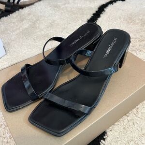 Jeffrey Campbell - Black Square Toe Heels - Size 9